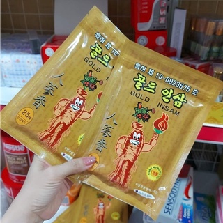 Cao dán hồng sâm gold insam túi vàng loại 25 miếng / gói