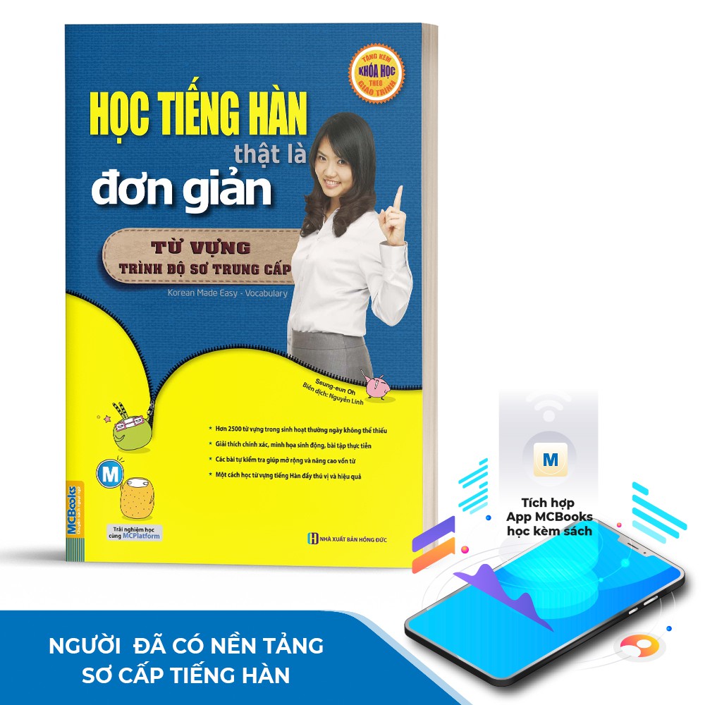 Sách - Học Tiếng Hàn Thật Là Đơn Giản Phần Từ Vựng Trình Độ Sơ Trung Cấp