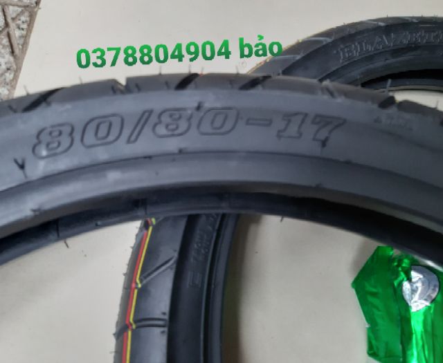 Cặp vỏ BLAZETECH trước 70,80 sau,80,80 kèm ruột gai như hình