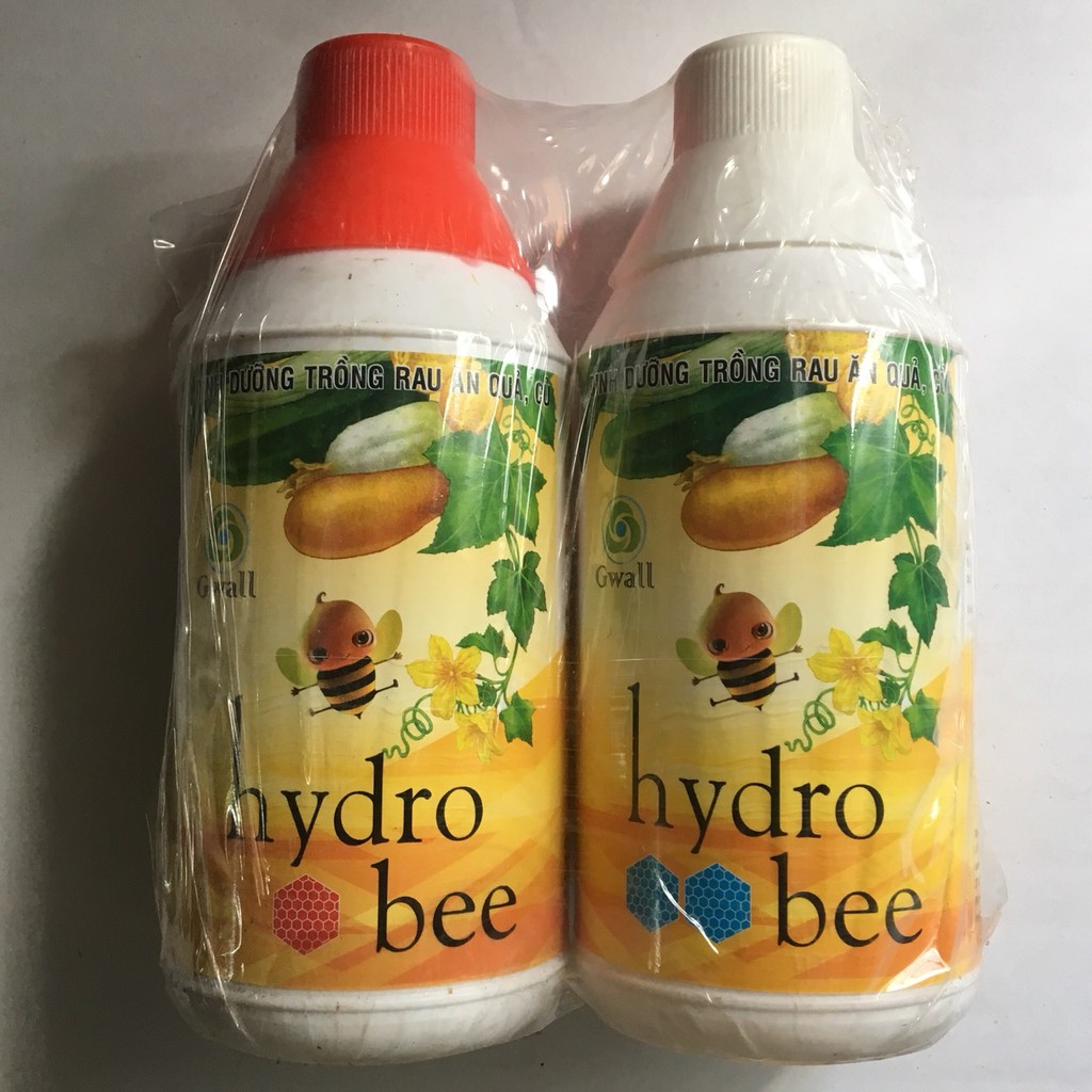 Cặp dung dịch dinh dưỡng thủy canh Hydrogreen chuyên dùng cho dâu tây , cà chua