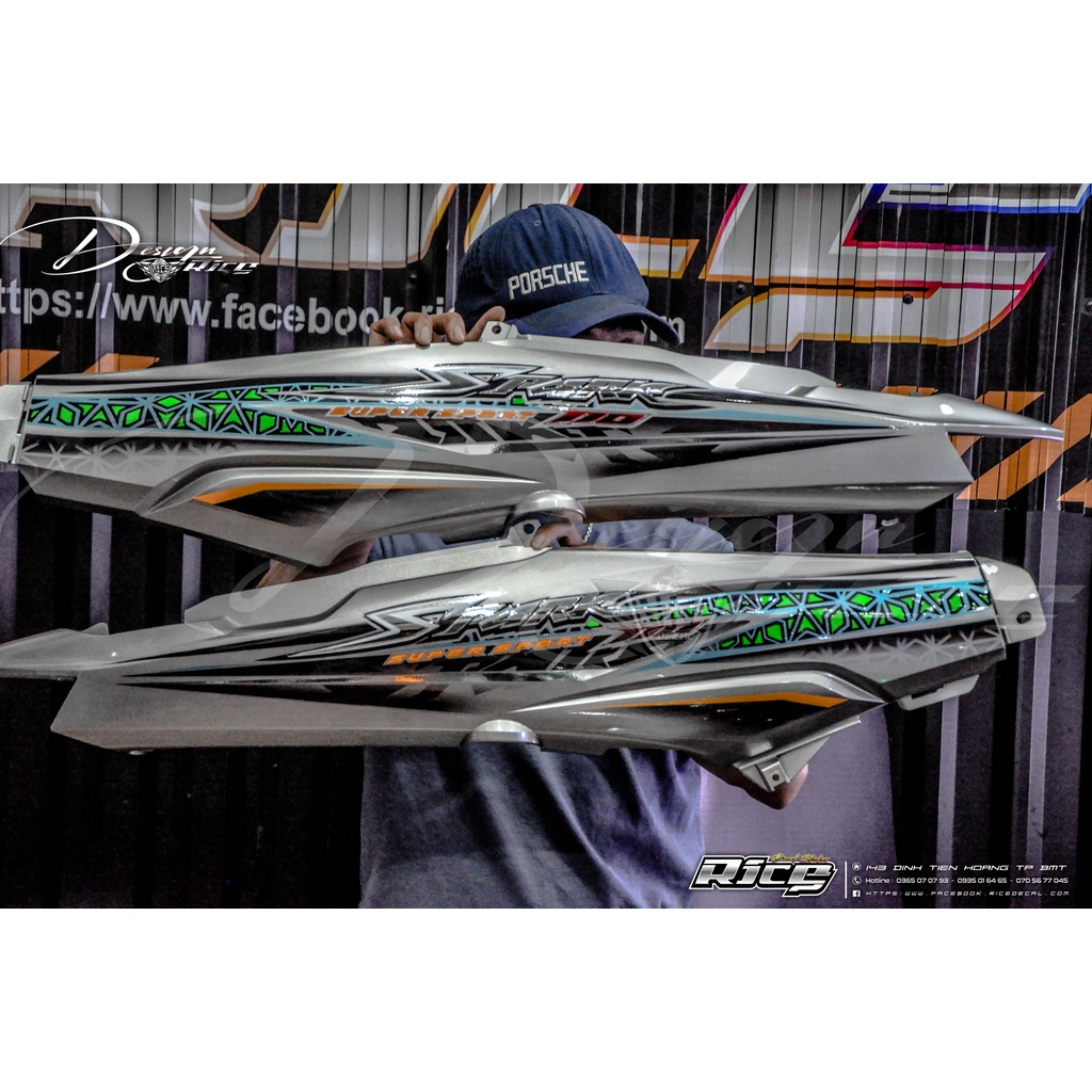 Tem Sirius Full Bạc Mẫu Cánh dán