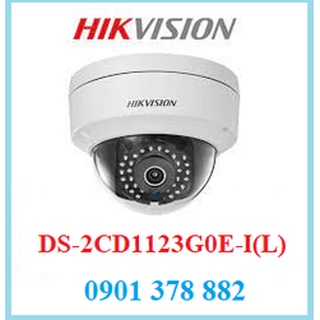 Camera ip dome hồng ngoại 2.0 megapixel hikvision ds-2cd1123g0e-i
