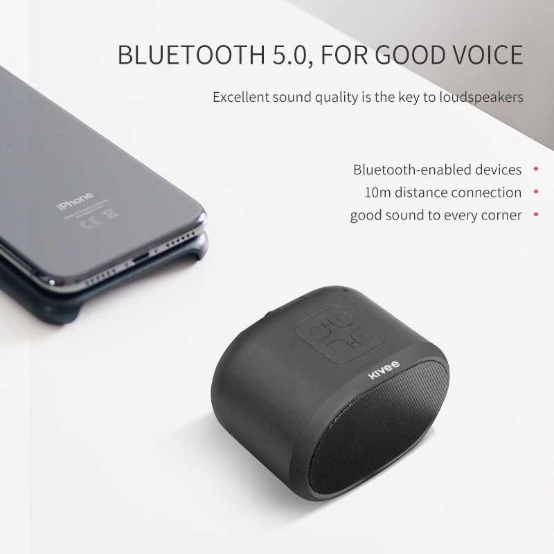 Loa Bluetooth Kivee Hy22 Hỗ Trợ Tf / Usb / Fm / Aux Cổng Micro USB