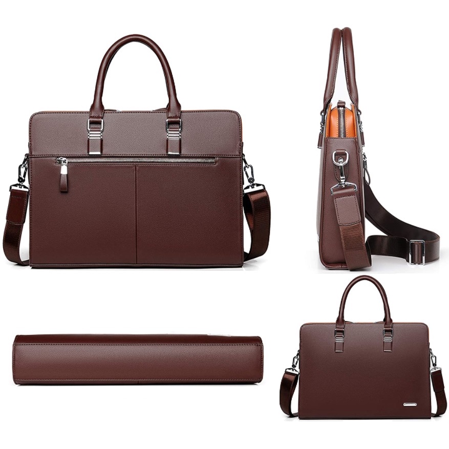 Cặp Da công sở, giáo viên | Cặp laptop da | Nhiều ngăn đựng thêm cả A4 và tài liệu khác |Đồ Da SƠN THỦY