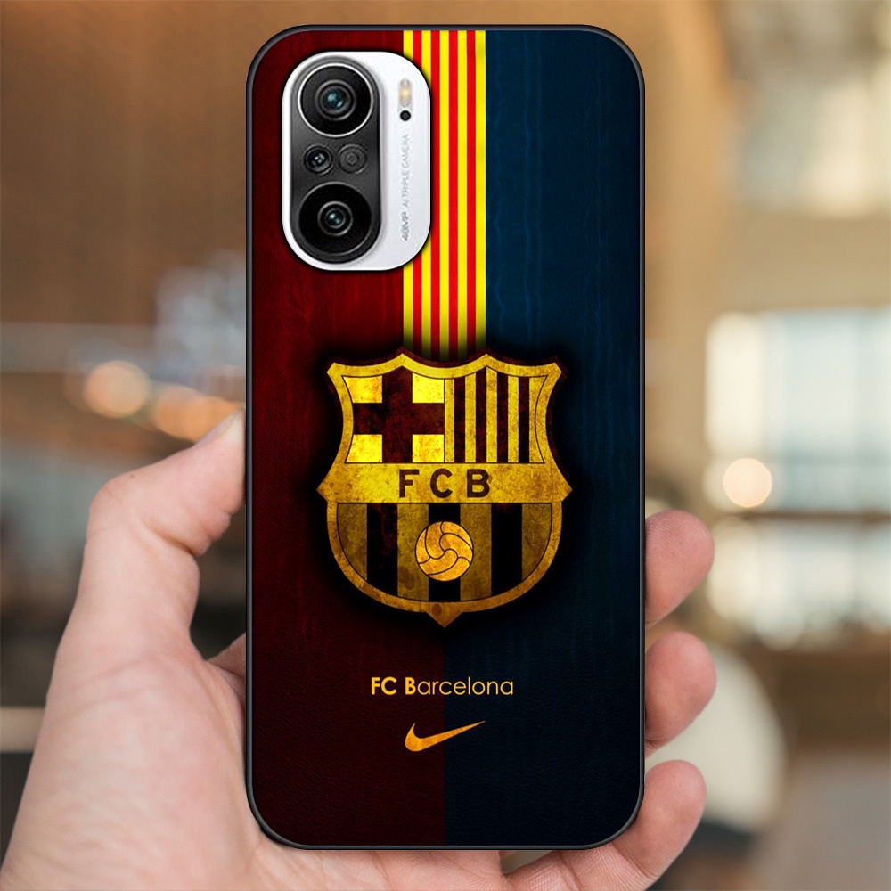 Ốp lưng Xiaomi K40 viền đen in hình Barcelona Barca