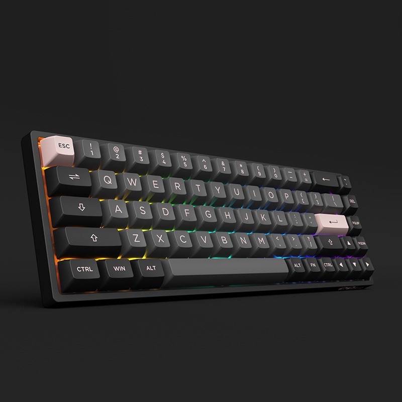 Bàn phím cơ AKKO 3068B Multi-modes Black Pink
