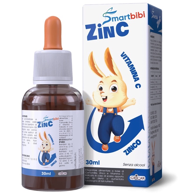 SmartBiBi ZINC -Bổ sung Kẽm, Vitamin C ,cải thiện biếng ăn,tăng đề kháng cho trẻ