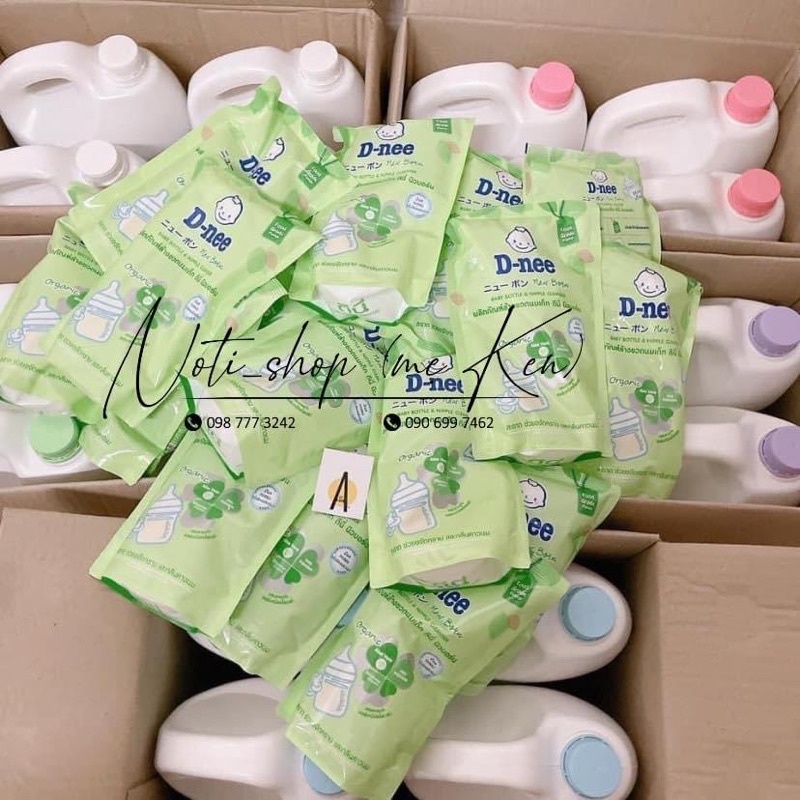 [HCM] Nước rửa bình sữa túi Dnee 600ml (Thái Lan)