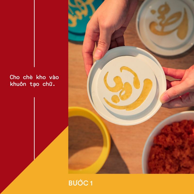 Khuôn xôi Phúc Lộc Thọ, dụng cụ làm bánh trung thu, xôi các loại
