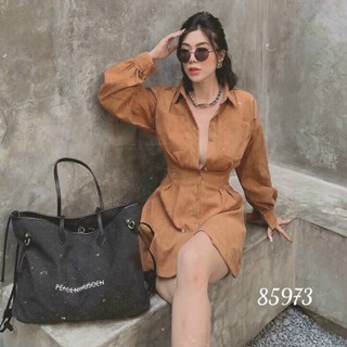 [Kèm ảnh thật] Đầm sơmi tay dài M-2XL