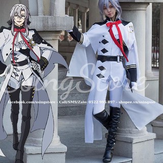 Set quần áo đồng phục trong Anime Seraph of the End cosplay nhân vật Ferid Bathory ( Hàng order )