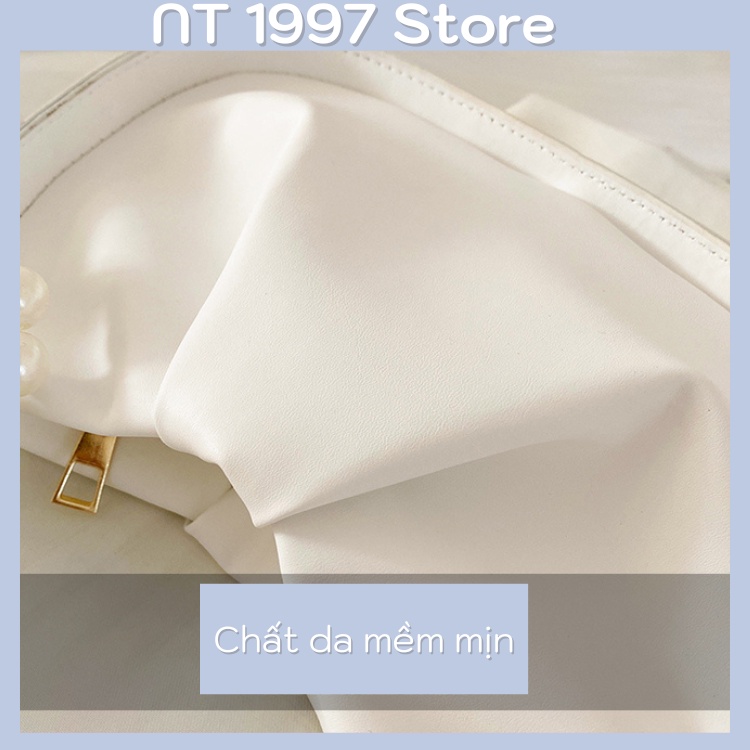Túi sách nữ đeo chéo kẹp nách thời trang mini dây xích