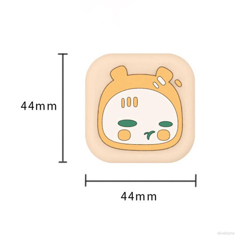 Miếng nam châm trang trí tủ lạnh 4.4x4.4cm họa tiết hoạt hình siêu dễ thương