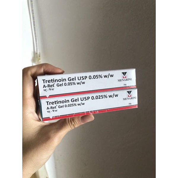 Tretinol Aret Usp Menarini Gel Ấn Độ
