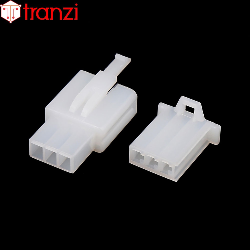 Vỏ header 2.8mm 28050 3P bộ đực cái trắng - túi 5 bộ đực cái