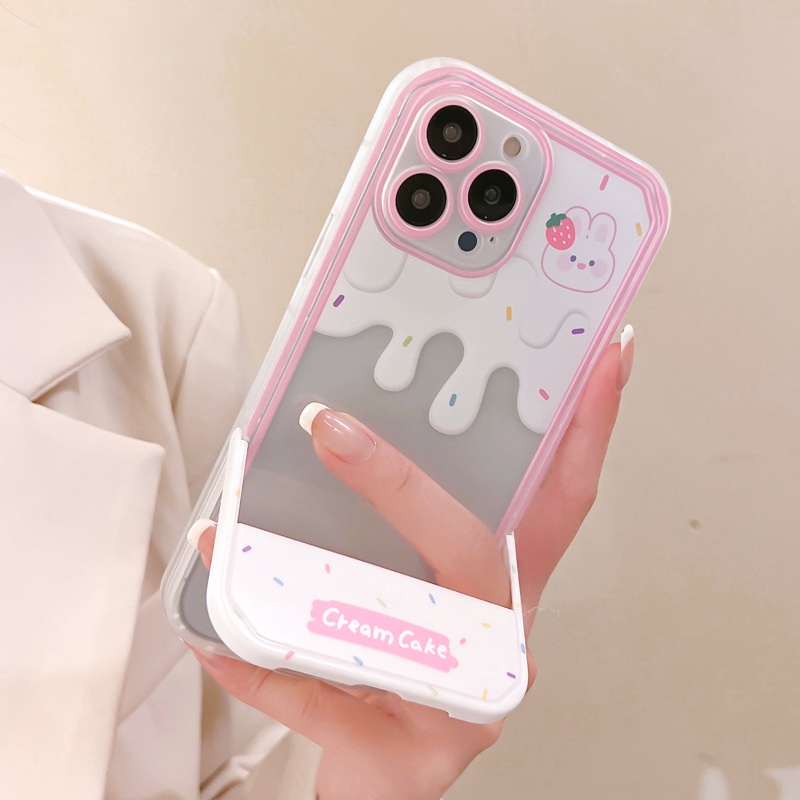 Ốp lưng iphone Ốp Điện Thoại Tpu Có Giá Đỡ Ẩn In Hình Hoạt Hình Cho iphone 12 / 13Pro 11 / 12 6 / 7 / 8 / xs Dinuo case