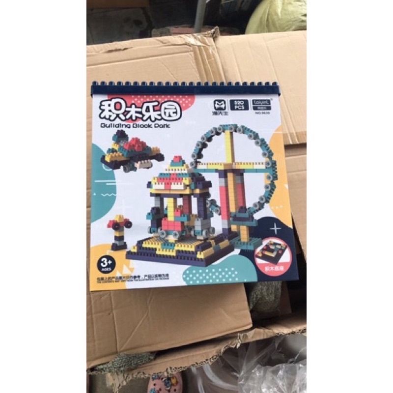 BỘ LEGO BUILDING BLOCK 360 -520 chi tiết( cho bé tha hồ sáng tạo)