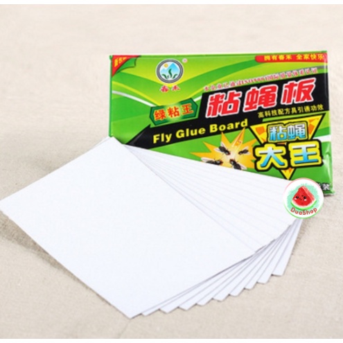 Keo Dính Ruồi Siêu Dính - Miếng Keo Dán Dính Ruồi Loại Tốt 🍉Duashop🍉