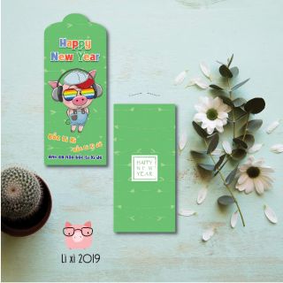 100c lì xì lợn sắc màu 2019