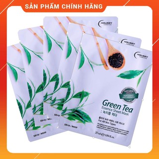 Hộp 10 Túi Mặt nạ dưỡng da từ Trà Xanh ngừa mụn & làm trắng HOLIKEY Hàn Quốc [ Cam Kết Chuẩn Hàn Quốc ]