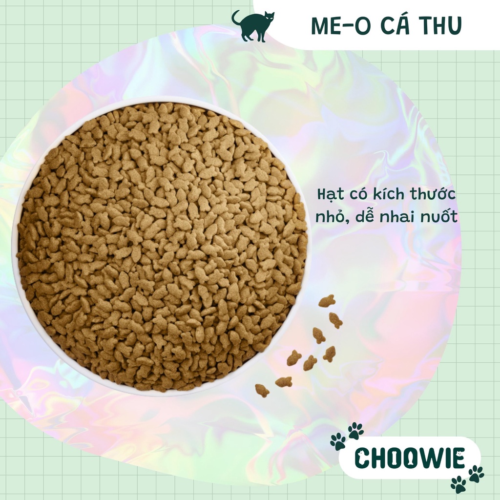Hạt Me-O Cá Thu 350 gr, 1.2 kg dành cho mèo Choowie Pet Shop