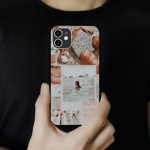 Ốp lưng iphone hình sunshine type  collage art op art cute cho gái  cho các dòng SAMSUNG PAP20210898