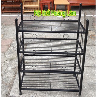 Kệ giầy dép 4 tầng sắt mỹ nghệ ( Hoả tốc 1 giờ)