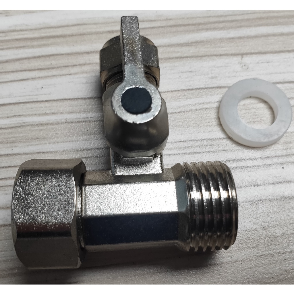Khẩu khóa máy lọc ro, van khóa máy lọc nước ro ren 21 ra dây 10 và dây 6