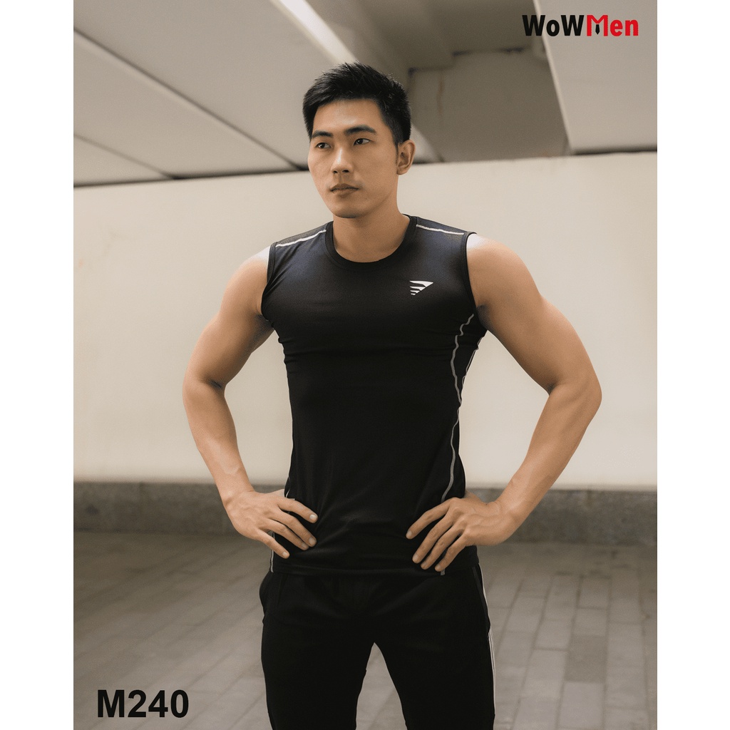 Áo Sát Nách Tanktop Nam Thể Thao Tập Gym - M240