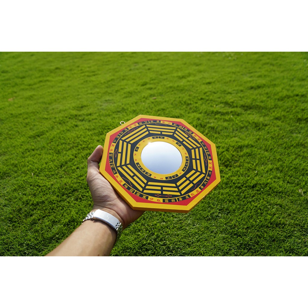 Gương bát quái gỗ lồi treo cửa trấn trạch - Nhiều cỡ | BigBuy360 - bigbuy360.vn