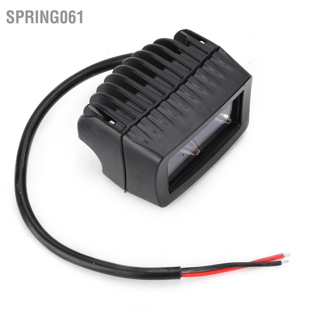Spring061 2LED 20W Đèn LED ô tô vuông pha Xe máy Trắng IP67 Chống thấm nước