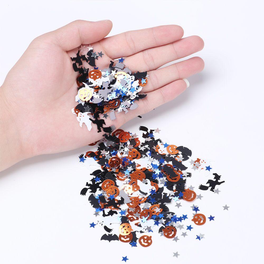 WATTLE Túi 15g Vảy Kim Tuyến Hình Nhện / Mèo / Dơi Trang Trí Tiệc Halloween Mới 20