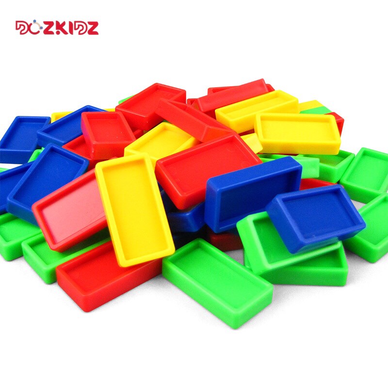 Đồ chơi cho bé, xếp hình domino 85 chi tiết từ 3 tuổi trở lên - DOZKIDZ