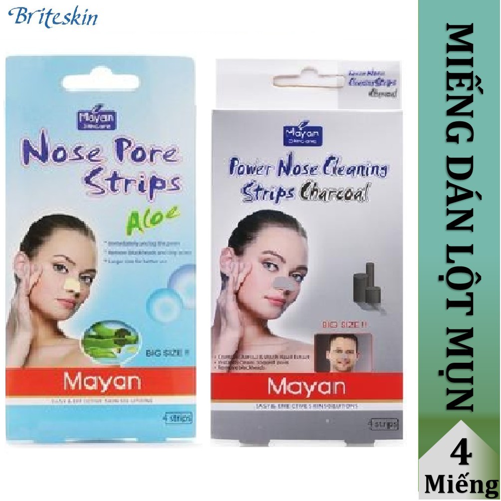 Miếng Lột Mụn Cám Mayan (Hộp 4 Miếng)