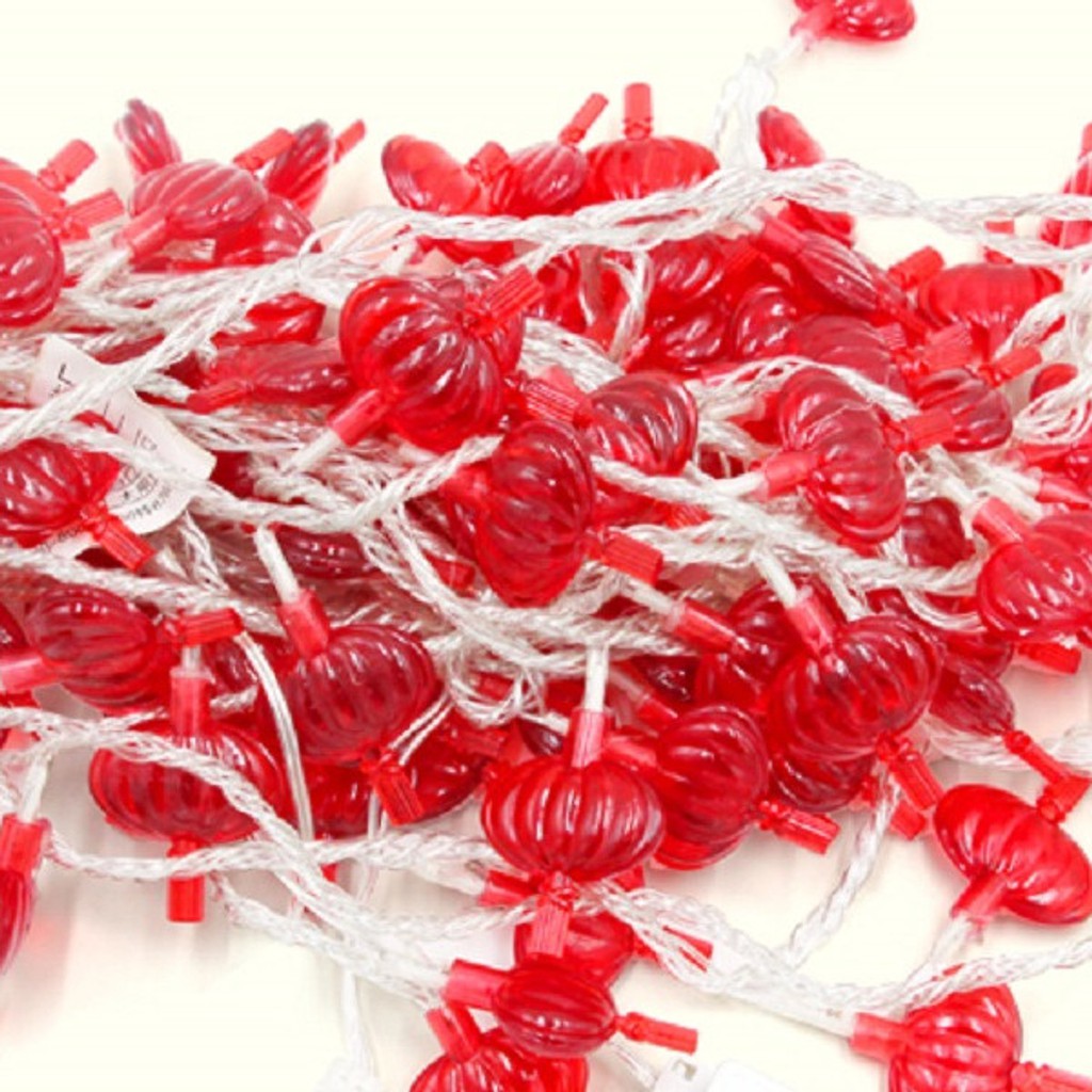 Dây đèn led hình đèn lồng trang trí tết năm mới quán cà phê trà chanh trà sữa GIVASOLAR GV-LSL