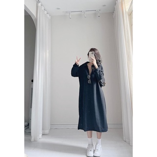 Váy polo xuông dài tay by Samhyewear