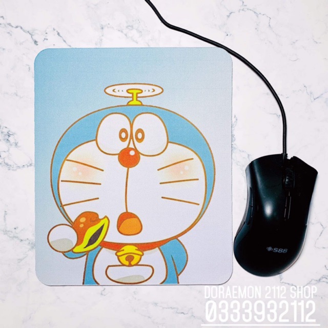 Miếng lót chuột 5mm kích thước 20x24cm Doraemon