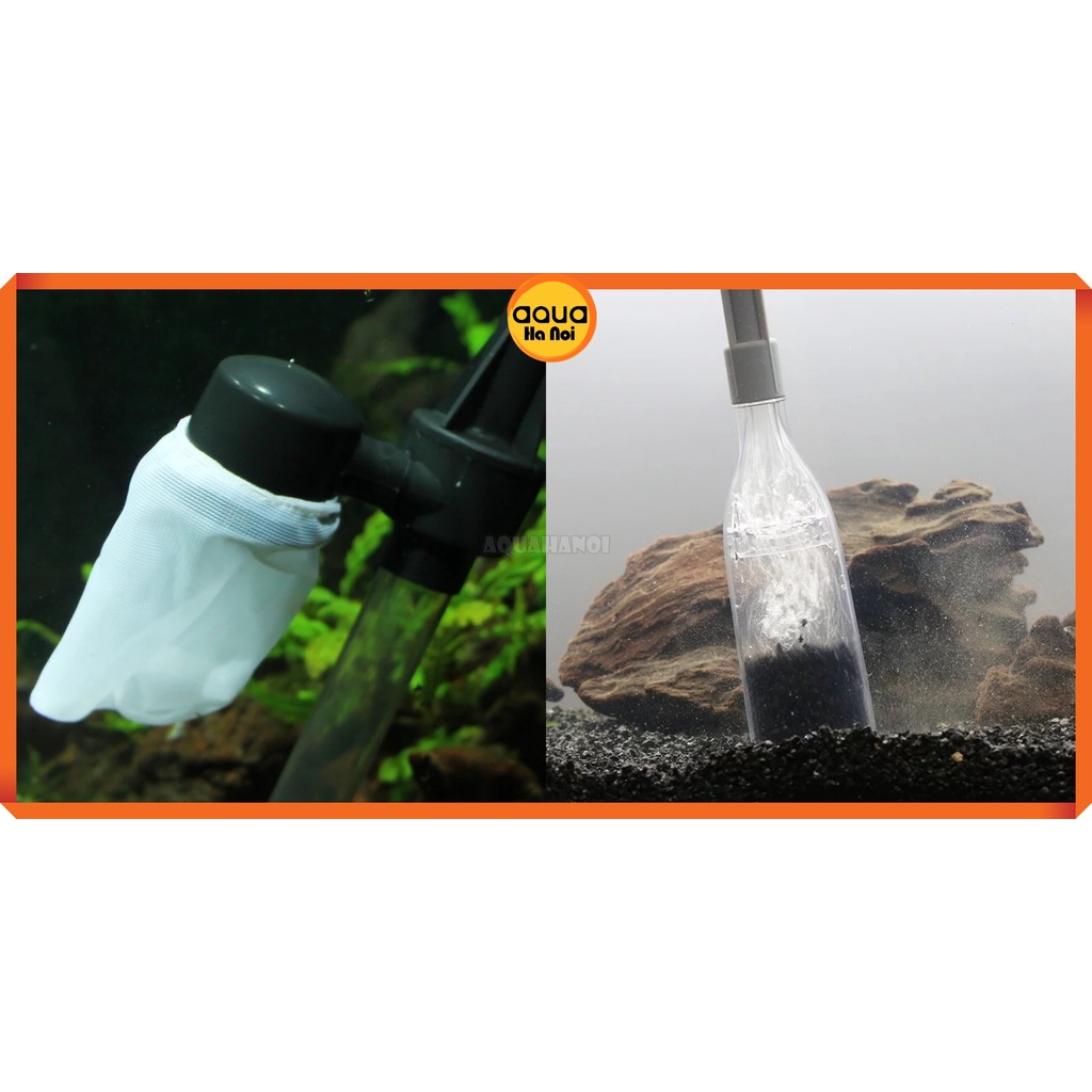 Dụng cụ Jeneca AS - 615A/615B hút phân cặn bẩn đáy, thay nước hồ thủy sinh cá cảnh