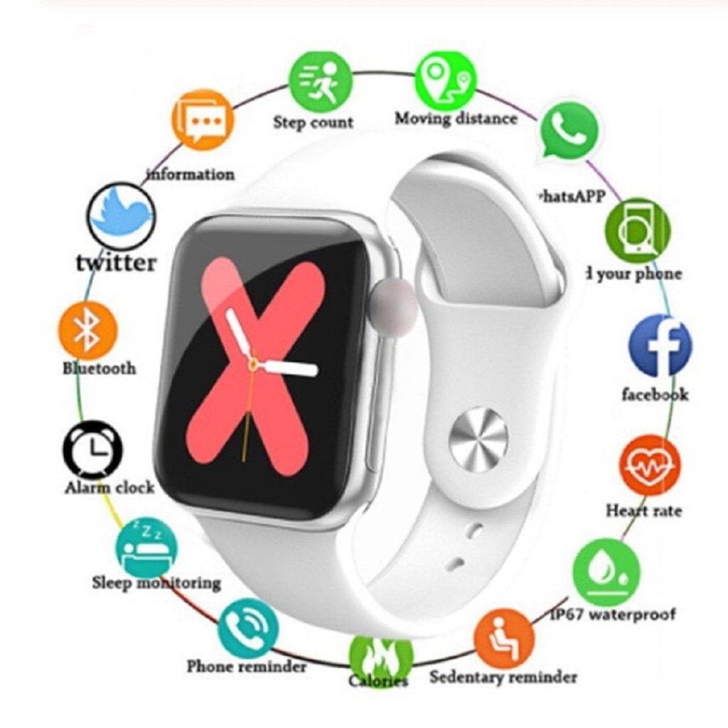 Đồng hồ thông minh t500 seri 5 chống nước - thay được dây - Đồng hồ nam nữ apple watch