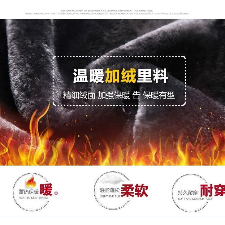 Áo Khoác Mùa Đông Lót Nhung Ấm Áp Hợp Thời Trang Cho Nam Trung Niên / 40-2022 plus