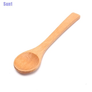 1 Muỗng Gỗ Tre Tròn Uống Trà Cà Phê