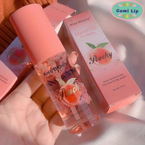 Xịt Giữ Makeup Hương Đào Hãng Kiss Beauty 75ml Mã 2166-03 | BigBuy360 - bigbuy360.vn