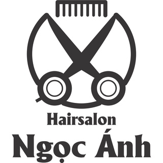 Combo 15 logo hairsalon ngọc ánh kích thước 8cm * 9cm