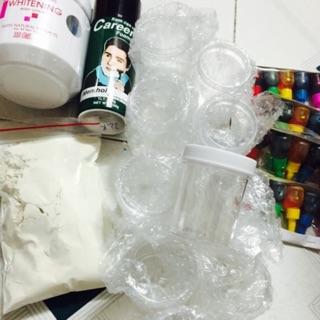 Combo hũ uline màu thực phẩm kem cạo râu careen bột guargum body lotion