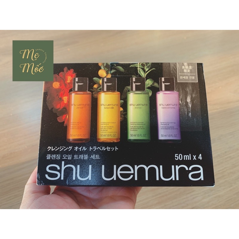 Set 4 chai Tẩy Trang Shu Uemura ( 4*50ml=200ml )