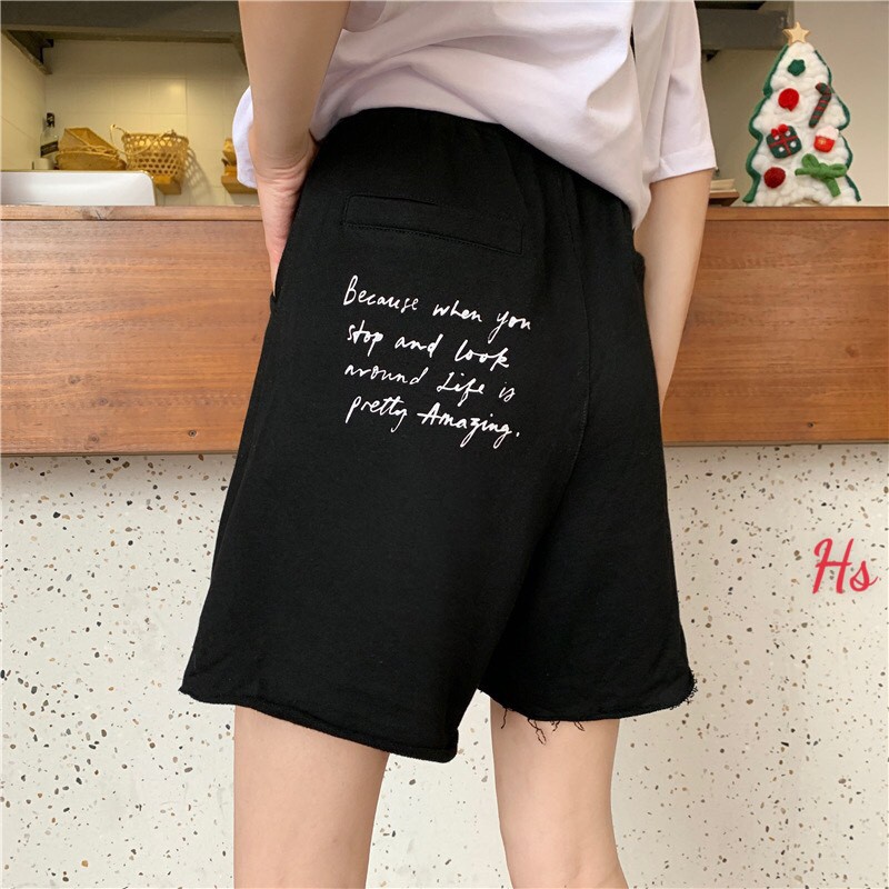 Quần Đùi In Chữ Sau Mông Mã 443