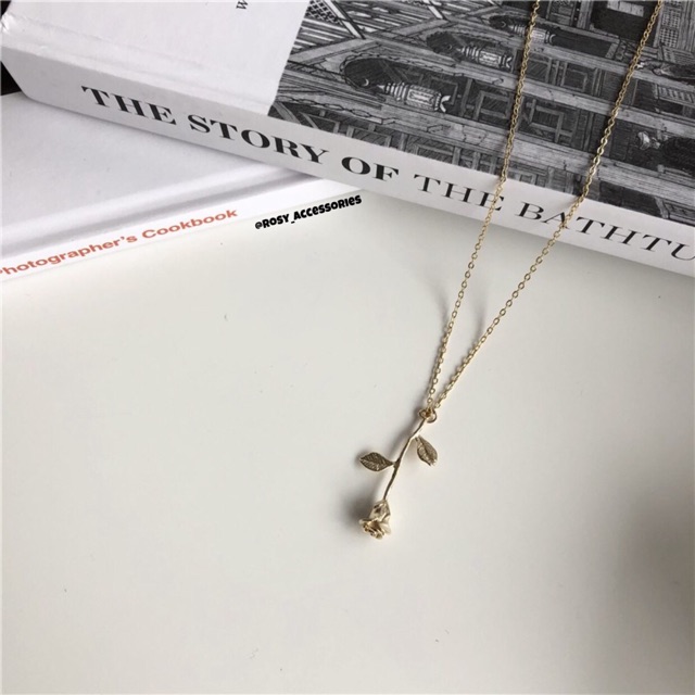 ROSY - DÂY CHUYỀN MẶT HOA HỒNG VINTAGE