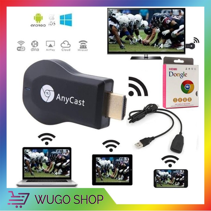 Anycast Thiết Bị Chia Sẻ Hình Ảnh Qua Wifi Hdmi Dongle Thông Minh Tv