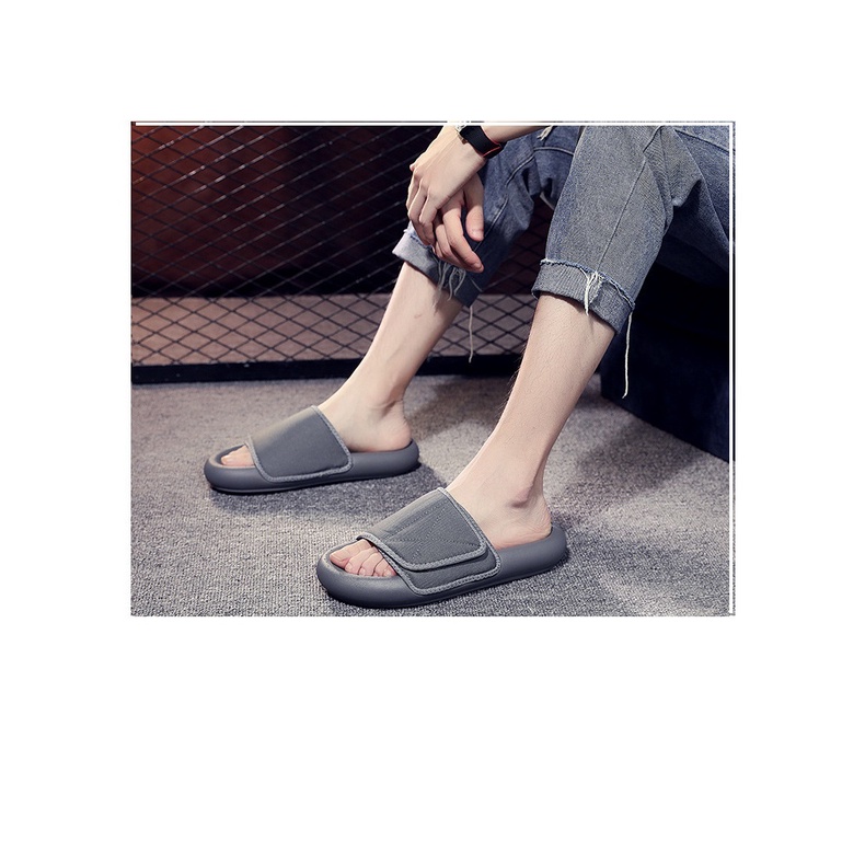 Dép nam và nữ bánh mì, quai dán, đế êm, chống nước, hot trend 2022