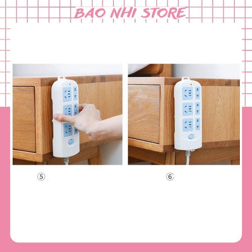 Miếng Dán Tường Treo Ổ Cắm Điện, Modem Wifi/ Giá Đỡ Treo Tường Cố Định Ổ Cắm Điện 88062 Bảo Nhi Shop